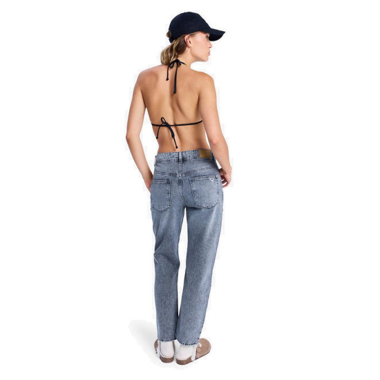 Roxy Γυναικείο παντελόνι Patti Straight Mid Grey - Straight Denim Jeans